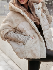 Stylische Winterjacke mit Kapuze