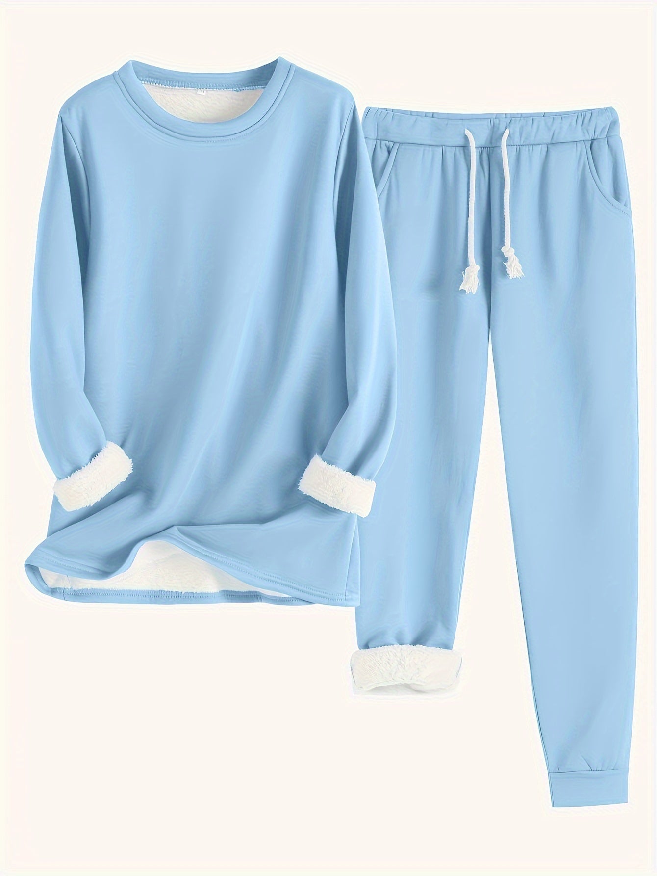 Thermische Sweatshirt und Jogginghose-Set