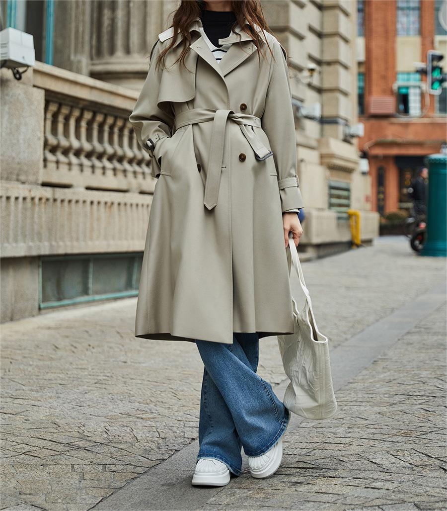 Colette Klassischer Trenchcoat mit Gürtel