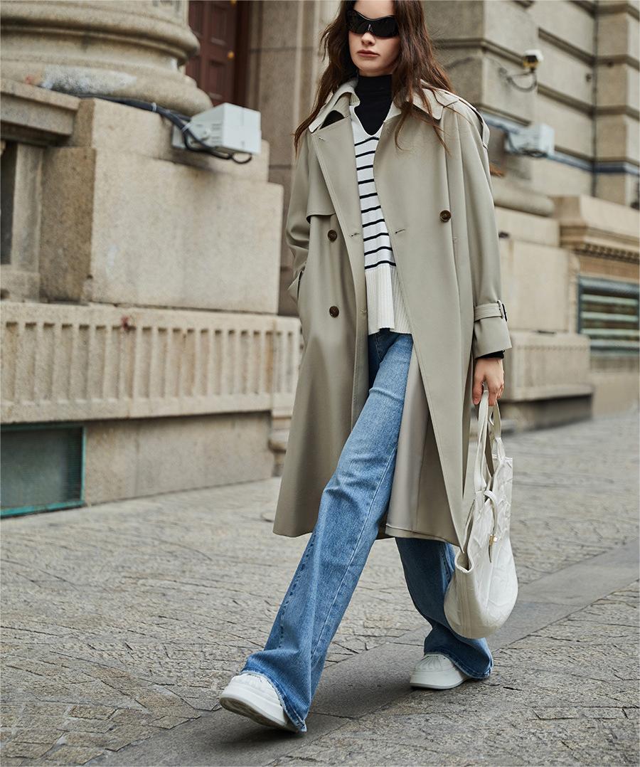 Colette Klassischer Trenchcoat mit Gürtel