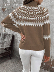 Klassischer Damen-Rollkragenpullover