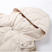 Steppjacke mit Kapuze Puffer Winterjacke