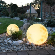 MOON Mondförmige LED-Gartenleuchte