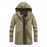 Gefütterte Fleecejacke Outdoor Parka