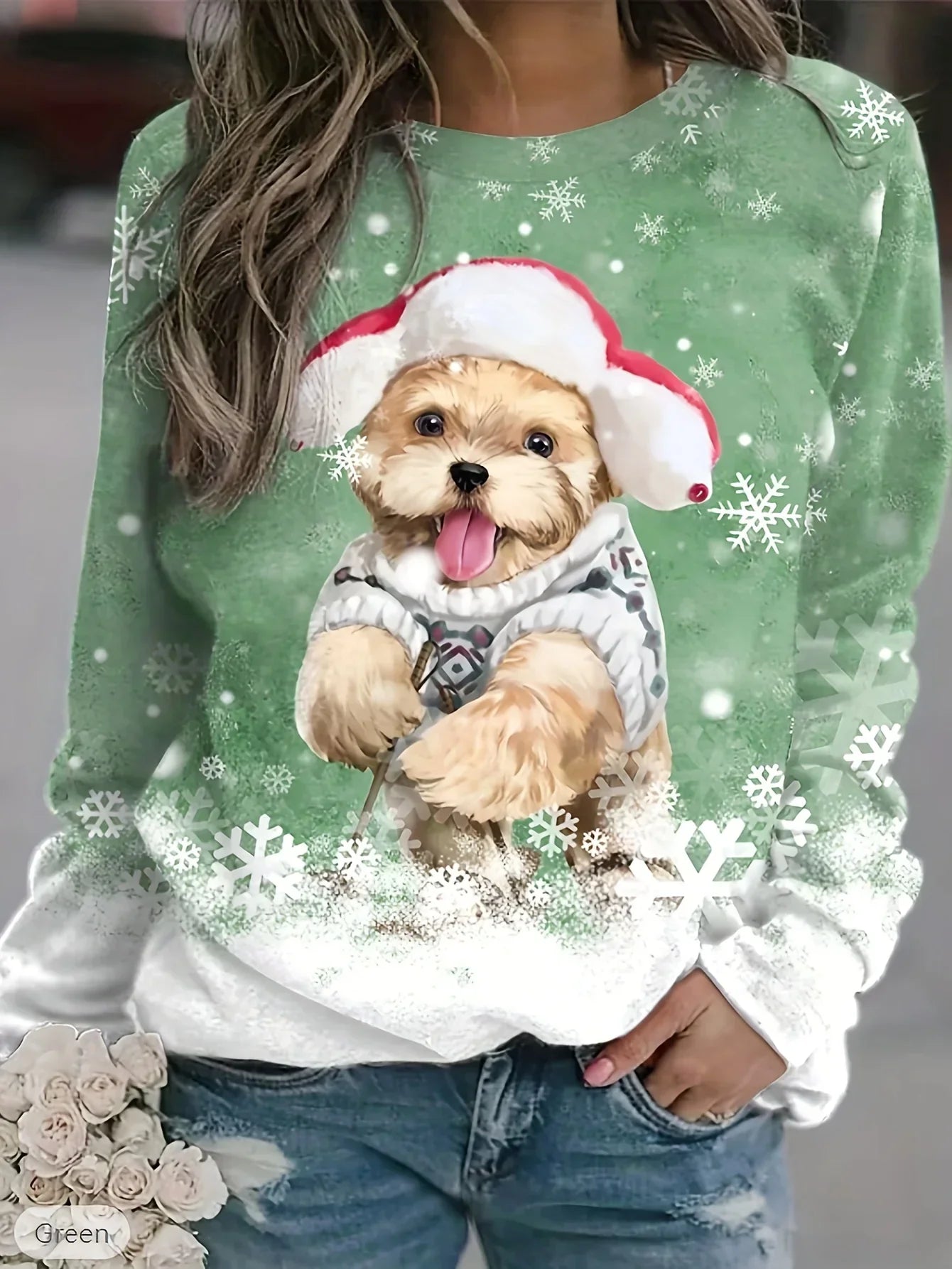 Weihnachten Tiere Winterpullover