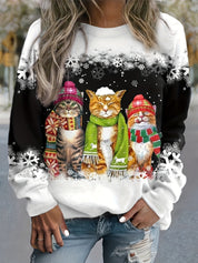 Weihnachten Tiere Winterpullover