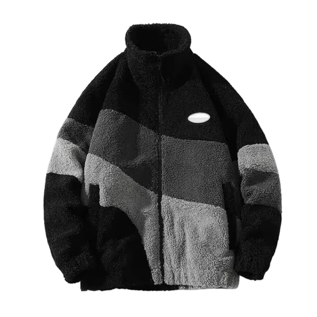 Winter Kunst pelz Fleecejacke Streetwear