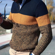 Luxuriöser dicker Strickpullover