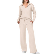 Lässiger Trainingsanzug Pullover & Hose Lounge Set