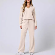 Lässiger Trainingsanzug Pullover & Hose Lounge Set