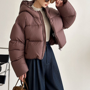 Stilvolle Steppjacke Mit Kapuze