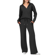 Lässiger Trainingsanzug Pullover & Hose Lounge Set