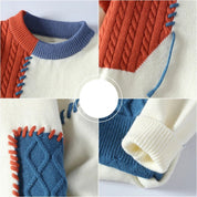 Designer Patchwork-Pullover