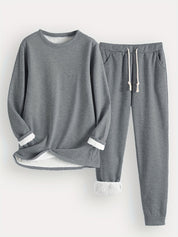 Thermische Sweatshirt und Jogginghose-Set