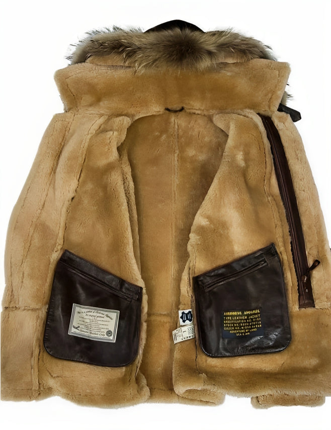 Davi B-7 Schafsfelljacke, Schaffellparka