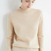 Bequemer weicher Wollpullover