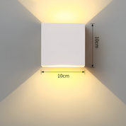 Moderne LED-Wandleuchte NordicLight mit Bewegungsmelder