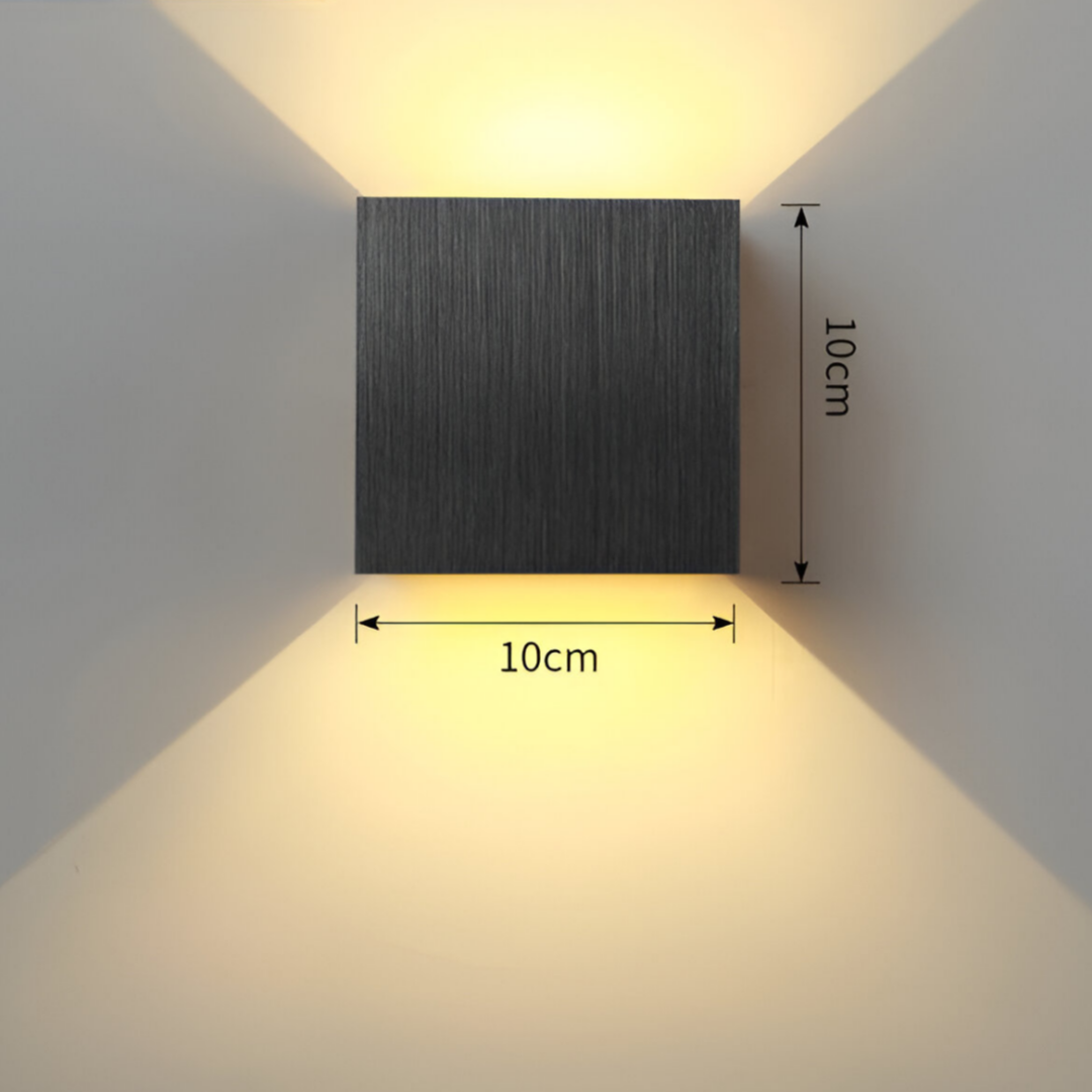 Moderne LED-Wandleuchte NordicLight mit Bewegungsmelder