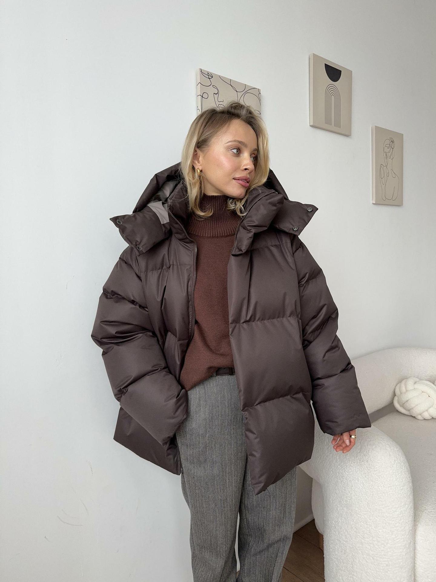 Trendige Pufferjacke mit Kapuze