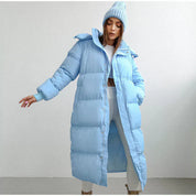 Steppjacke mit Kapuze Puffer Winterjacke