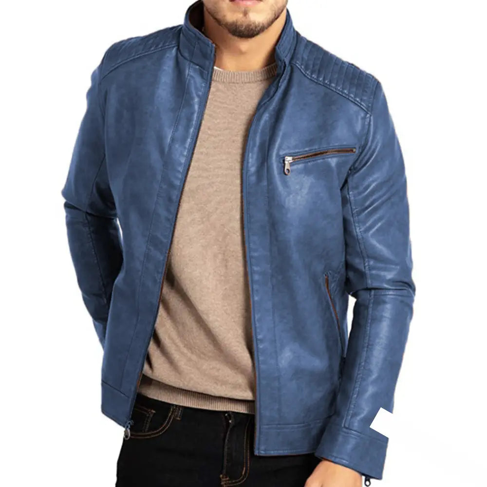 Joao - Winddichte Herren-Lederjacke