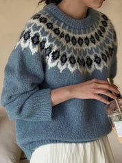 Fair Isle Damen Pullover