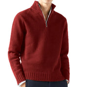 Stilvolle Rollkragenpullover mit Half-Zip