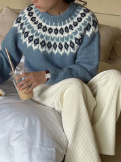 Fair Isle Damen Pullover