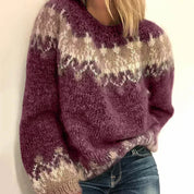 Stilvolle Norweger Pullover