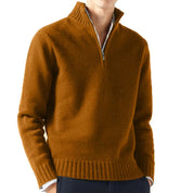 Stilvolle Rollkragenpullover mit Half-Zip