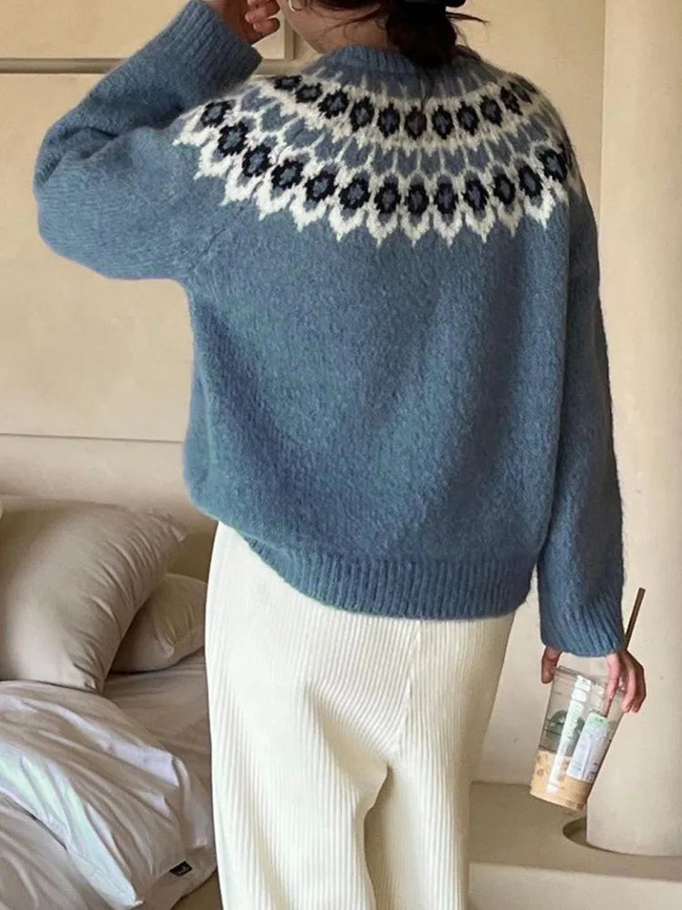 Fair Isle Damen Pullover