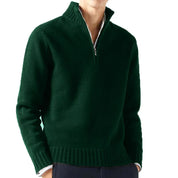 Stilvolle Rollkragenpullover mit Half-Zip