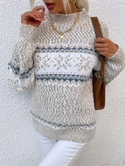 Fair Isle Rollkragenpullover