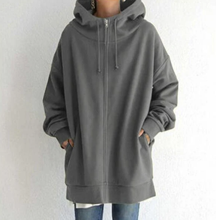 Hoodie mit Reißverschluss für Herbst und Winter