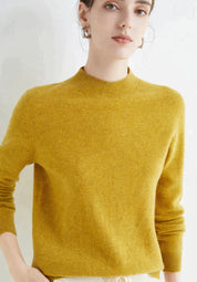 Bequemer weicher Wollpullover