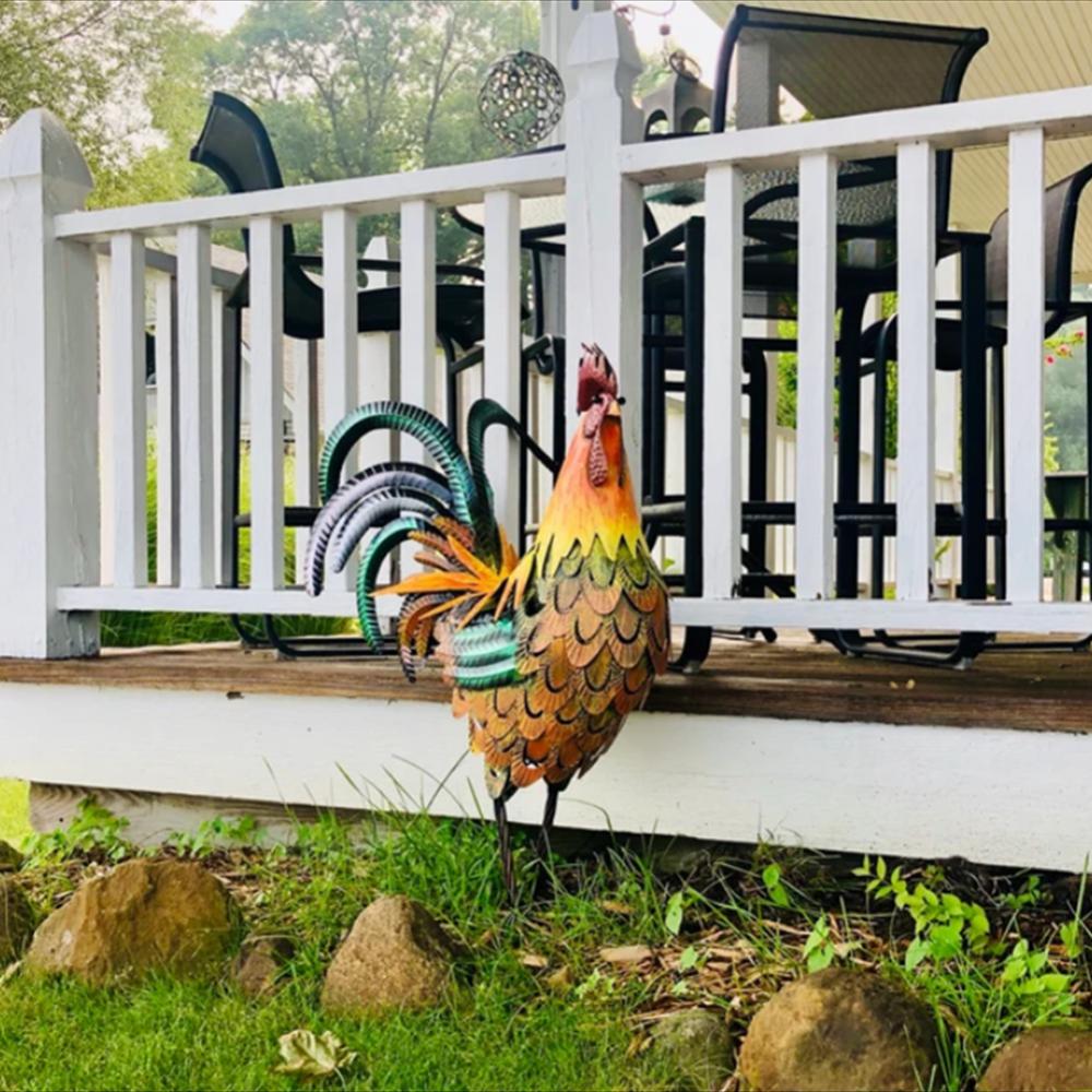 Hando Strahlendes Metall-Hahn-Gartenerlebnis