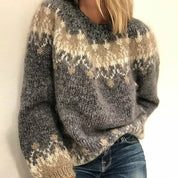 Stilvolle Norweger Pullover