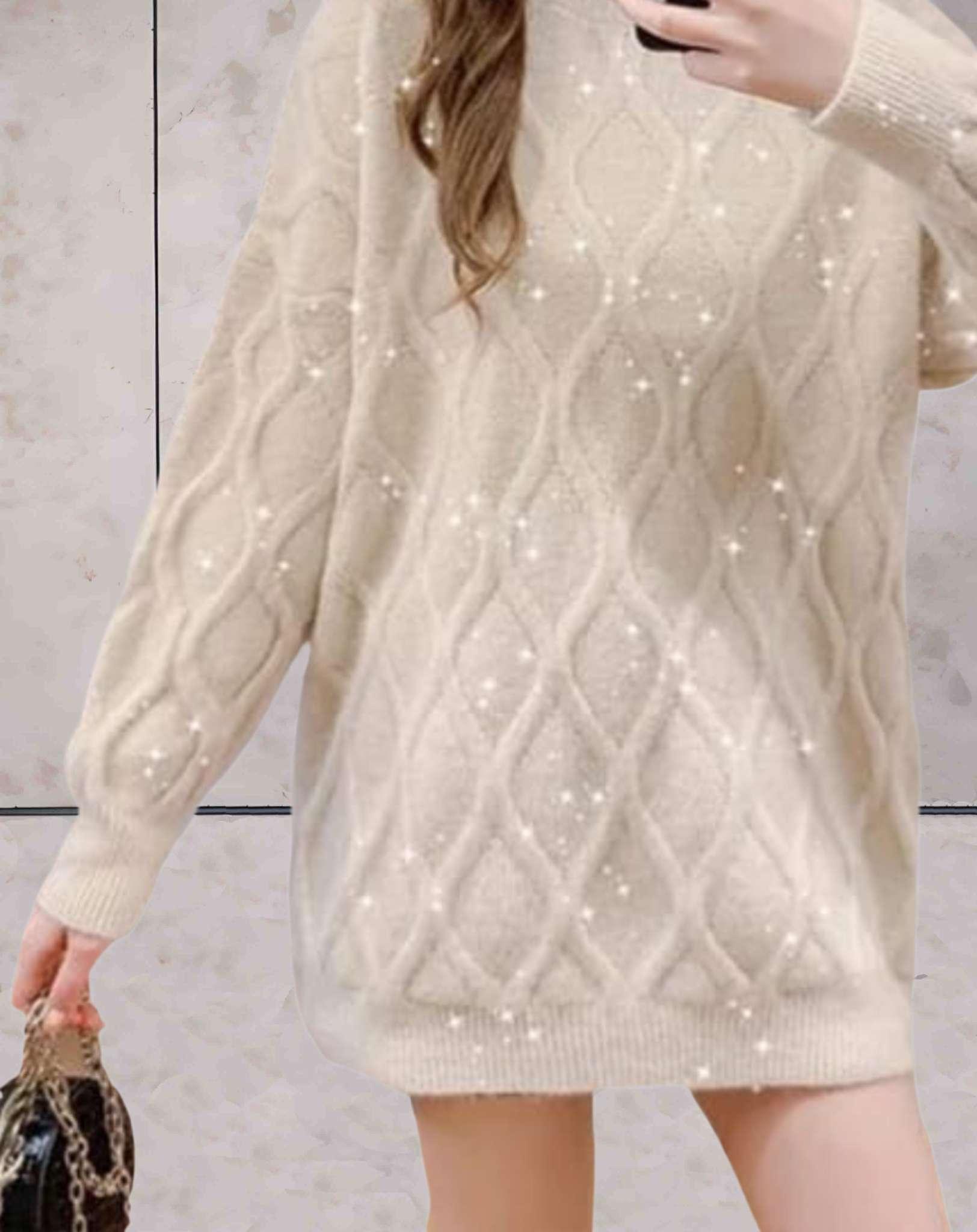 Festliche Glitzer Pullover