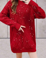 Festliche Glitzer Pullover