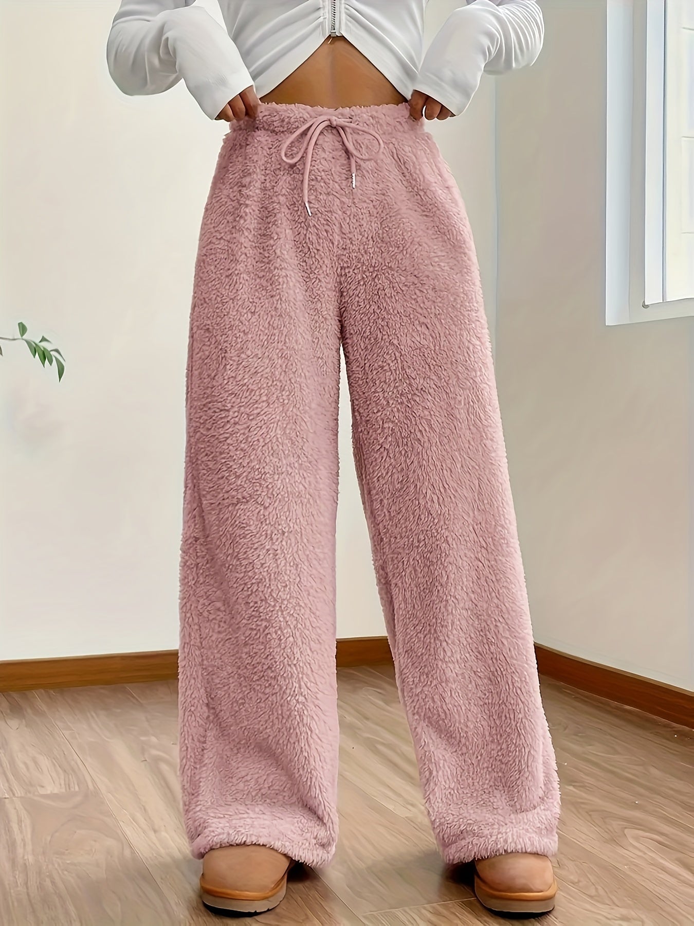 Kuschelige Teddy Plüsch-Hose