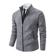 Adam Klassischer Zip-Up Strickjacken für Herren Sedore