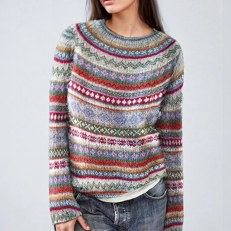 Patti Bunter Gestreifter Strickpullover Sedore