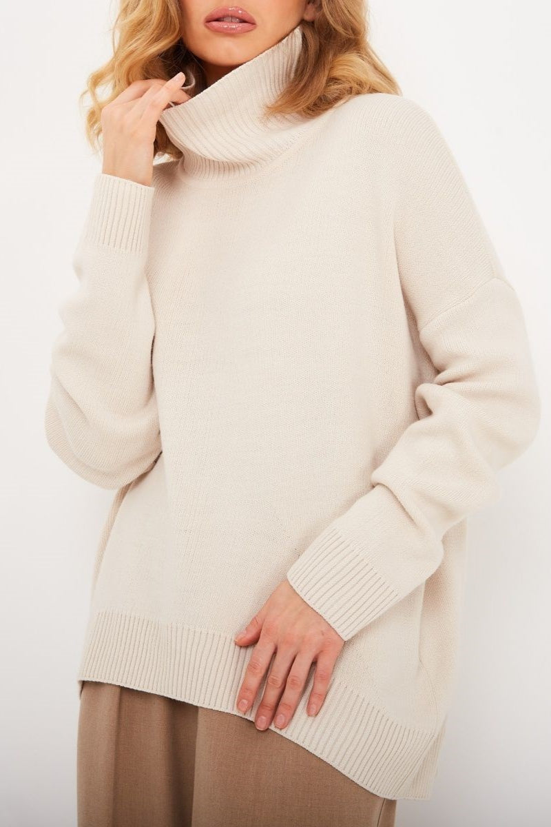 Gemütlicher Damen Rollkragenpullover