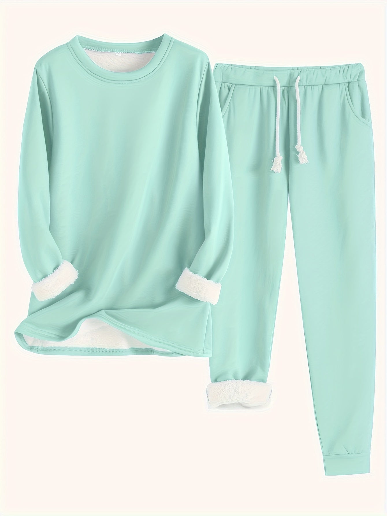 Thermische Sweatshirt und Jogginghose-Set