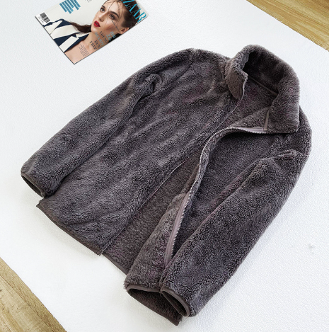 Zip Up TeddyJacke für stilvolle Winterwärme