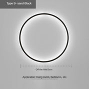 LUMI Modern LED-Ring-Wandleuchte